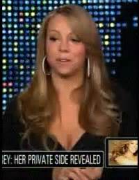 Mariah Carey Smells Her Boobs